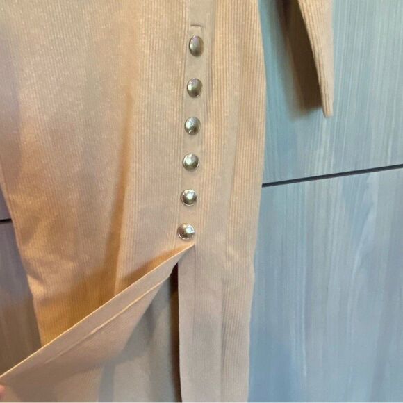 Nine West Tan Camel Bodycon Dress Medium NWT - Picture 4 of 11